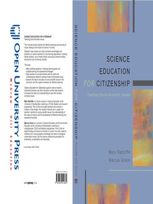 cover image of Science Education For Citizenship